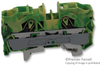 Terminal Block, Din Rail, 2 Position, 20-6Awg, Green/yellow; No. Of Positions Wago - 28K2041 - Newark, An Avnet Company
