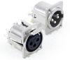F Series XLR Shielded PC Mount - F3FSTF - Conxall Corporation
