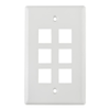 Keystone Faceplates, Frames - FPSIX-W-ND - DigiKey