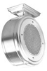 Baffle-8in Spkr, Aluminum, Surface, 10.75in Dia x 4.75in D, White - LCB-8 - Visual Sound, Inc.