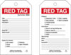 Brady B-853 Black / Red / White Cardstock Equipment Safety Tag - 4 in Width - 7 in Height - 121216 - 754473-70726 - R. S. Hughes Company, Inc.