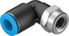 Push-in L-fitting - QSLF-1/8-8-B - Festo Corporation