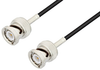 BNC Male to BNC Male Cable 24 Inch Length Using RG174 Coax, LF Solder, RoHS - PE3C2295LF-24 - Pasternack