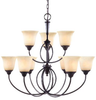 8013-9 PC Mid. Chandeliers-Glass Up - 618867 - Capital Lighting, Inc.