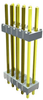 Header, 10 Contacts, 1 Row, Through Hole, 2.54 Mm; Product Range Samtec - 39AC9681 - Newark, An Avnet Company