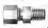 DIN Bite Type Tube Fitting - DCM-MED Male Connector with ED-Ring - Image