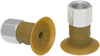 Flat suction cup (round) for careful gripping of paper, plastic film, etc. SGPN 30 NK-40 G1/4-IG - 10.01.01.00790 - Schmalz Inc.