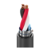 Inst, 1 Tri #16 Str BC, PVC Ins E1, OS, Blk PVC Jkt, 300V PLTC ITC CMG - 1031A - Belden Inc.
