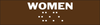 Brady B-81 Plastic Rectangle Brown Restroom Sign - 8 in Width x 2 in Height - TEXT: WOMEN - 70137 - 754476-70137 - R. S. Hughes Company, Inc.