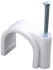Round Cable Clip, Pe, 5Mm, White, Pk100 Rohs Compliant Pro Elec - 76AH9946 - Newark, An Avnet Company