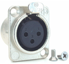AVP XLR 3Pin Female Panel Mount Kit -- AVPUNX331