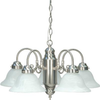 60-1290 Mid. Chandeliers-Glass Down - 660196 - Capital Lighting, Inc.