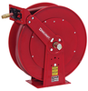 Dual Pedestal Spring Driven Low Pressure Air / Water Reel - D83075 OLP - Reelcraft Industries, Inc.