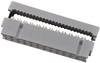 Wire-To-Board Connector, 3000 Series, Idc / Idt, Receptacle, 24, 2.54 Mm, Gold Plated Contacts Rohs Compliant 3M - 73T7598 - Newark, An Avnet Company