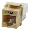 Cat6 RJ45 Modular Keystone Jack, 110 Style, Ivory - 43-312IV - Computer Network Accessories, Inc.