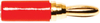 Banana Plug, Mini, 5A, Solder, Red; Gender Mueller Electric - 66W1193 - Newark, An Avnet Company