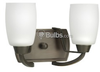 Two-Light Westin Collection Bath & Vanity Light Fixture - P2795-20 - bulbs.com