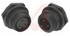 Connector; Plug; 12; 24 to 28 AWG; Crimp and Solder; 1 A; 50 VAC/VDC; UL94V-0 - 70098904 - Allied Electronics, Inc.