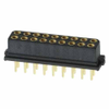 9+9 Pos. Female DIL Vertical Throughboard Conn. for Latches - M80-8871805 - Harwin Plc