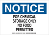Chemical & Hazardous Material Sign - 126453 - Brady Corporation