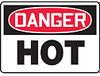 Safety Sign, Danger - Hot, 7