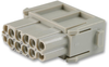 Heavy Duty Connector Insert, Socket Module, Less Contacts, Han-Modular Dd Series, 12, 2, Receptacle Rohs Compliant Harting - 46WX161 - Newark, An Avnet Company