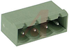 Terminal Header; 12 A; 5.08 mm; 4; Solder Mount; 1.4 mm; 4 kV; 250 V; PBT - 70054631 - Allied Electronics, Inc.
