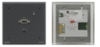 Active Wall Plate ? Computer Graphics Video & Stereo Audio over Twisted Pair Transmitter with EDID - WP-121 - Visual Sound, Inc.