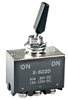 High Capacity Standard Size Toggle - S822D - NKK Switches