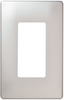 Decorative Finish Screwless Wall Plates, Decorator Openings - SWP26SS - Legrand
