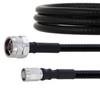 Fire Rated Low PIM N Male to NEX10 Male Cable SPF-250 Coax in 48 Inch Using Times Microwave Parts and RoHS - FMCA2032-48 - Fairview Microwave Inc.