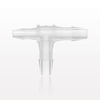 T Connector, Natural, Barbed - 11931 - Qosina Corp.