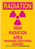 Radiation & Laser Sign - 129209 - Brady Corporation