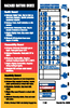 Brady B-235 Black / Blue / Red / Yellow on White Rectangle Paper Right-To-Know / Compliance Label - 4 in Width - 5 7/8 in Height - Printed Text = HAZARD RATING INDEX - 60329 -- 754476-60329 - Image