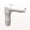 Elbow Connector, Barbed, White - HE830 - Qosina Corp.