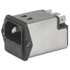 IEC Appliance Inlet C14 with Filter, Fuseholder 1-pole -- 5200 - Image