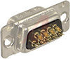 connector,d-subminiature,fixed machinedcontact,solder cup,9 pin contact plug - 70144893 - Allied Electronics, Inc.