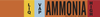 Brady B-681/B-883 Orange Polyester with Overlaminate Pipe Marker - Printed Msg = LIQVAP Ammonia High with Right Arrow - 145943 - 754473-54731 - R. S. Hughes Company, Inc.