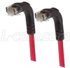 Patch Cord, Cat 5E, 2 X Right Angle Rj45, 2Ft, Red; Lan Category L-Com - 23T9258 - Newark, An Avnet Company