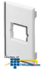 Panduit® Snap-On Vertical Communication Faceplate - T70B1IW - TelephoneStuff.com