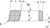 80° Diamond Flat Top Insert - CPGN-422 - Greenleaf Corporation