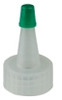 Blind Yorker Spout Caps with Green Tips - 66937 - U.S. Plastic Corporation