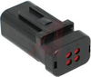 CONNECTOR, AMPSEAL 16, CAP ASSEMBLY, 4 POSITION, 18-20 AWG, RED - 70084801 - Allied Electronics, Inc.