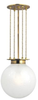 4217-AGB-FB Pendants-Glass Down - 342136 - Capital Lighting, Inc.