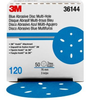 3M Hookit Ceramic Aluminum Oxide Hook & Loop Disc - 3 in Diameter Multi-Hole Vacuum Holes - 36144 - 051131-36144 - R. S. Hughes Company, Inc.