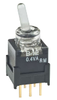 Subminiature Fully Illuminated Toggles - B12JJPCF - NKK Switches
