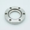 DUV Laser Grade Fused Silica Viewport w/ Broadband AR Coating for 425-760nm, 1.40″ View Dia, 2.75″ Conflat Flange -- A8002-1-CF - Image