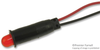Panel Mount Indicator, Led, 6.35Mm, Red, 24V; Led Color Leecraft - 16F757 - Newark, An Avnet Company