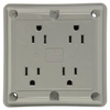 Quad Receptacle -- 415-GRY - Image