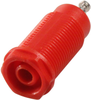 Banana Jack, 15A, Turret, Red; Gender Pomona - 20H0095 - Newark, An Avnet Company